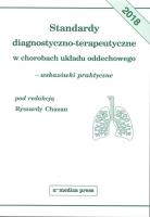 Okładka książki Standardy diagnostyczno-terapeutyczne w chorobach układu oddechowego wskazówki praktyczne