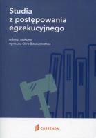 Studia z postępowania egzekucyjnego. Wydawca: Currenda. SmakLiter.pl Opakowanie Studia z postępowania egzekucyjnego