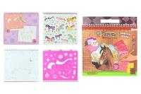 Szkicownik z szablonami ''MyPony. Wydawca: ToiToys. SmakLiter.pl Opakowanie Szkicownik z szablonami ''MyPony