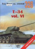 T-34 vol. VI. Tank Power vol. LXXXVII 328. Autor: Maksym Kolomiets. SmakLiter.pl Okładka książki T-34 vol. VI. Tank Power vol. LXXXVII 328