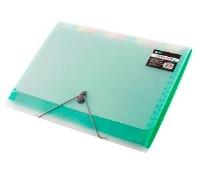 Opakowanie Teczka A4 12 przegródek zielona D.RECT