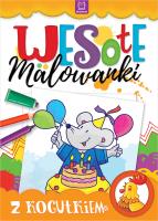 Okładka książki Wesołe malowanki z kogutkiem