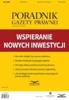 Opakowanie Wspieranie nowych inwestycji
