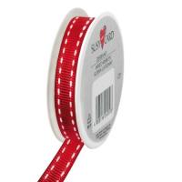 Opakowanie Wstążka 2mx10mm Ścieg czerwona