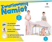 Zwariowany namiot. Wydawca: Kolorowe Baloniki. SmakLiter.pl Opakowanie Zwariowany namiot