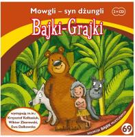 Bajki - Grajki. Mowgli - syn dżungli 2CD - Audiobook. Autor: praca zbiorowa. SmakLiter.pl Okładka książki Bajki - Grajki. Mowgli - syn dżungli 2CD - Audiobook
