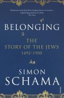 Belonging. Autor: Schama Simon. SmakLiter.pl Okładka książki Belonging
