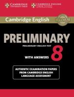 Opakowanie Cambridge English Preliminary 8 Student's Book with Answers