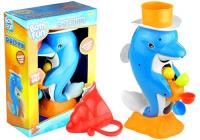 Delfin kołowrotki zabawka do wanny basenu fontanna. Wydawca: Lean Toys. SmakLiter.pl Opakowanie Delfin kołowrotki zabawka do wanny basenu fontanna