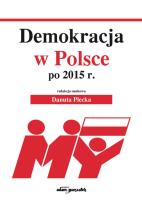 Okładka książki Demokracja w Polsce po 2015 r.