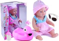 Opakowanie Duża lalka plażowa bobas mówi je pije + flaming