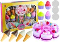 Duży zestaw serwis urodzinowy tort 32 elementy. Wydawca: Lean Toys. SmakLiter.pl Opakowanie Duży zestaw serwis urodzinowy tort 32 elementy