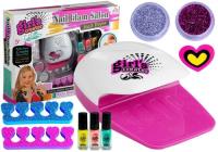 Opakowanie Dziecięcy zestaw do malowania paznokci + Suszarka