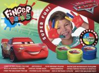 Opakowanie Farby do malowania palcami 4 kolory 50 ml Cars