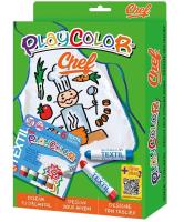 Opakowanie Farby do szyb 6 kolorów + fartuszek