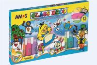 Opakowanie Farby witrażowe 13 kolorów AMOS