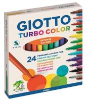 Okładka książki Giotto Flamastry Turbo Color 24 sztuki