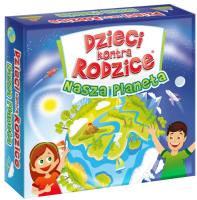 GRA NASZA PLANETA DZIECI KONTRA RODZICE. Wydawca: Kangur. SmakLiter.pl Opakowanie GRA NASZA PLANETA DZIECI KONTRA RODZICE