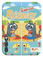 GRA ZNAJDŹ RÓŻNICĘ. Autor: Christophe Boelinger. SmakLiter.pl Okładka książki GRA ZNAJDŹ RÓŻNICĘ