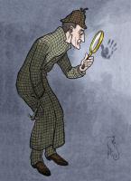 Opakowanie Karnet B6 z kopertą Sherlock Holmes