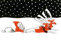 Opakowanie Karnet B6 z kopertą Święta Dashing Through