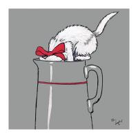 Opakowanie Karnet kwadrat z kopertą Thirsty Work