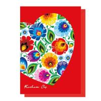 Opakowanie Karnet Nr.17 - serce łowickie FOLKSTAR