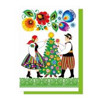 Opakowanie Karnet Nr.3 - choinka FOLKSTAR