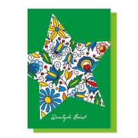 Opakowanie Karnet Nr.9 - gwiazdka kaszubska FOLKSTAR