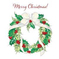 Opakowanie Karnet Swarovski kwadrat CL0610 Święta Wieniec