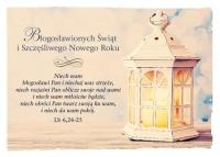 Opakowanie Kartka Boże Narodzenie 2 - Niech wam błogosławi Pan 4445
