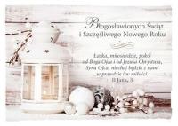Opakowanie Kartka Boże Narodzenie 3 - Łaska, miłosierdzie, pokój 4446