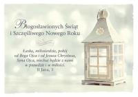 Opakowanie Kartka Boże Narodzenie 4 - Łaska, miłosierdzie, pokój 4447