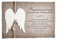 Opakowanie Kartka Boże Narodzenie 7- Niech wam błogosławi Pan 4450