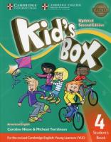 Kid's Box 4 Student's Book American English. Autor: Nixon Caroline, Tomlinson Michael. SmakLiter.pl Okładka książki Kid's Box 4 Student's Book American English