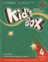 Kid's Box Level 4 Workbook with Online Resources American English. Autor: Nixon Caroline, Tomlinson Michael. SmakLiter.pl Okładka książki Kid's Box Level 4 Workbook with Online Resources American English