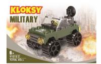 Opakowanie Klocki Kloksy Armia samochód wojskowy 50 elementów