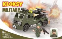 Opakowanie Klocki Kloksy Armia wyrzutnia rakiet 80 elementów