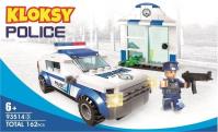 Opakowanie Klocki Kloksy Policja wóz patrolowy 162 elementy