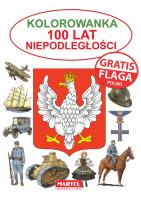 Okładka książki Kolorowanka 100 lat niepodległości flaga Gratis