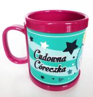 Opakowanie Kraina Lodu, Kubek imienny dla dziecka, Cudowna córeczka