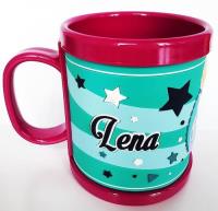 Opakowanie Kraina Lodu Kubek imienny dla dziecka Lena