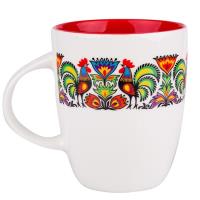 Opakowanie Kubek Marysia - wianek koguty czerwony FOLKSTAR