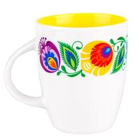 Opakowanie Kubek Marysia - wianek łowicki żółty FOLKSTAR