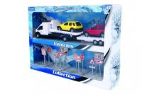 Opakowanie Laweta biała z przyczepą + znaki 1:48