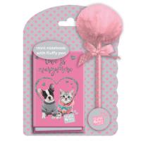 Opakowanie Notesik z długopisem z pomponem Studio Pets