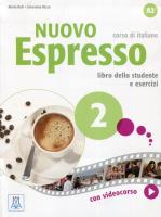 Nuovo Espresso 2 podręcznik + ćwiczenia. Autor: Maria Balicka, Rizzo Giovanna. SmakLiter.pl Okładka książki Nuovo Espresso 2 podręcznik + ćwiczenia