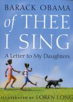 Of Thee I Sing. Autor: Obama Barack. SmakLiter.pl Okładka książki Of Thee I Sing