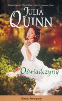 Oświadczyny. Autor: Quinn Julia. SmakLiter.pl Okładka książki Oświadczyny