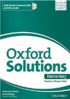 Oxford Solutions Elementary Teacher's PP 2015. Autor: Joanna Sobierska. SmakLiter.pl Okładka książki Oxford Solutions Elementary Teacher's PP 2015